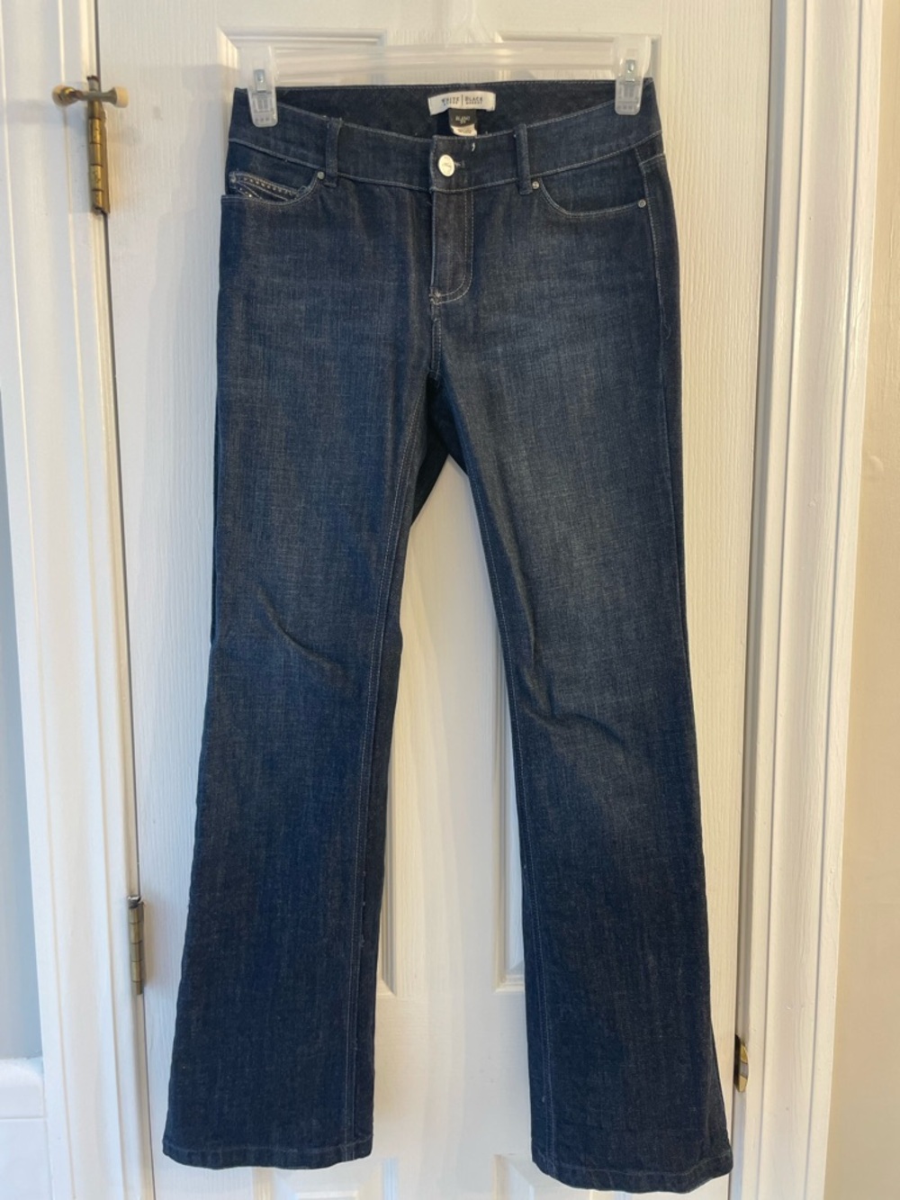 White House Black Market Dark Blue Bootcut Jeans